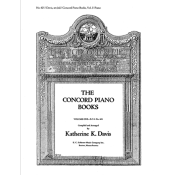 Concord Piano Book, Volume I