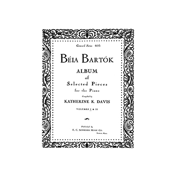 Bela Bartok Album for Piano, Volume I