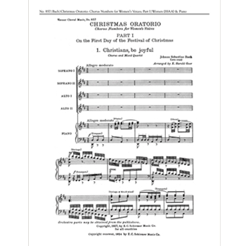 Christmas Oratorio, Part 1: Choruses