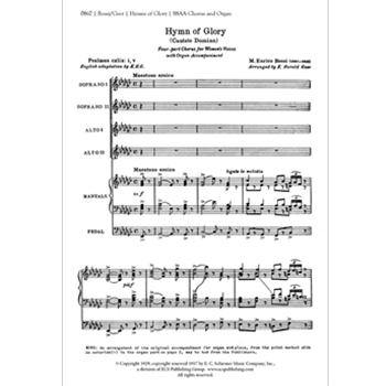 Hymn of Glory (Cantate Domino)