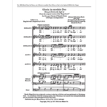 Magnificat: Gloria in Excelsis Deo, BWV 243a