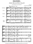 Daniel (Didn't My Lord Deliver Daniel?) by - Miller James - for SATB