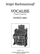 Vocalise by Rachmaninoff Sergei for Organ Solo