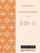 50 Etudes Book 2 by Waxman Donald for Piano method