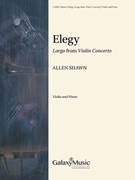 Elegy: Largo from Violin Concerto by Shawn Allen for Violin and Piano