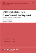 O wusst' ich doch den Weg zuruck - O that I Knew the Way Back Home by Brahms Johannes - McCullough James - Klaus Groth for SSA and Piano