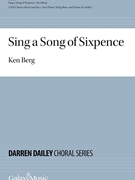 Sing a Song of Sixpence by Berg Ken Mother Goose for SATB divisi and Piano
