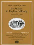 6 Studies In English Folk Song by Vaughan Williams Ralph for Tuba and piano