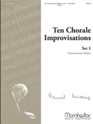 Ten Chorale Improvisations Set 1 by Manz Paul - Manz Paul - for Organ