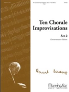 Ten Chorale Improvisations Set 2 by Manz Paul - Manz Paul - for Organ