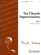 Ten Chorale Improvisations Set 4 by Manz Paul - Manz Paul - for Organ