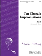Ten Chorale Improvisations Set 5 by Manz Paul - Manz Paul - for Organ