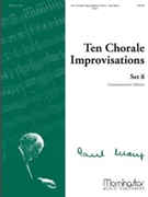 Ten Chorale Improvisations Set 8 by Manz Paul - Manz Paul - for Organ