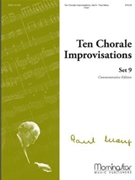 Ten Chorale Improvisations Set 9 by Manz Paul - Manz Paul - for Organ