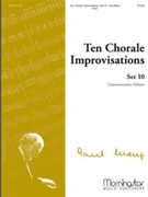 Ten Chorale Improvisations Set 10 by Manz Paul - Manz Paul - for Organ