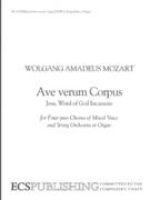 Ave Verum Corpus by Mozart Wolfgang Amadeus - Dunn Thomas - for SATB