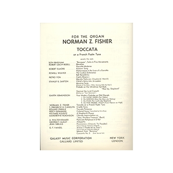 Toccata on A French Psalm Tune