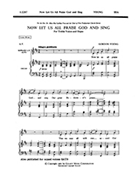 Now Let Us All Praise God and Sing