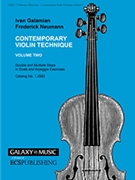 Contemporary Violin Technique 2 by Galamian and Neumann for Violin method