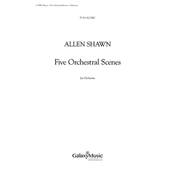 Five Orchestral Scenes (Additional Orchestral Score)