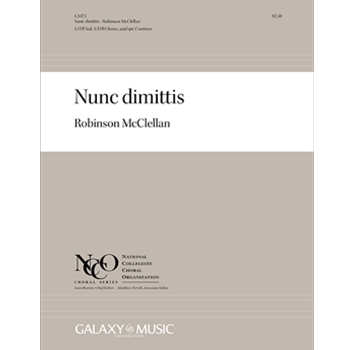Nunc dimittis