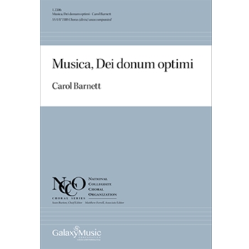 Musica Dei donum optimi by Barnett Carol for SATB divisi a cappella