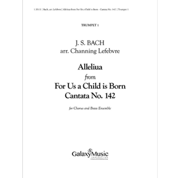 Alleluia by Bach Johann Sebastian - Lefebvre - Neumeister Erdmann for Brass Ensemble