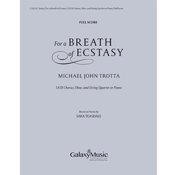 For a Breath of Ecstasy (Full Score)