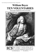 Ten Voluntaries by Boyce William - Fesperman John - for Organ