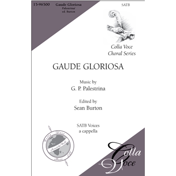 Gaude Glorioso by Palestrina Giovanni Pierluigi da - Burton - for SATB
