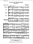 O Lord, Give Thy Holy Spirit