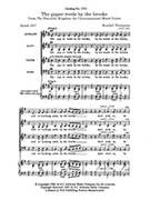 Paper Reeds By The Brooks by Thompson Randall for SATB