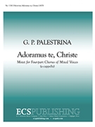 Adoramus te Christe by Palestrina Giovanni Pierluigi da - Clough-Leighter Henry - for SATB