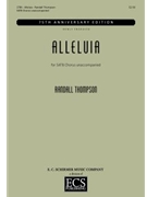 Alleluia by Thompson Randall for SATB