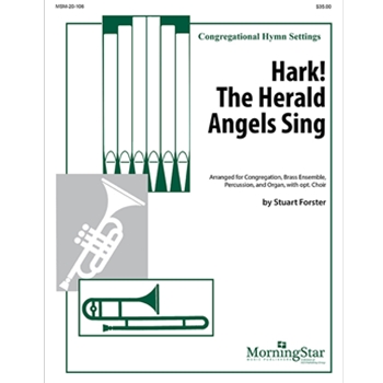 Hark the Hearald Angels Sing forster Stuart for Congregation Brass Ensemble Percussion  and Organ