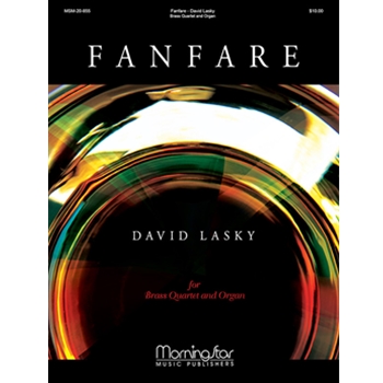 Fanfare by Lasky David for Brass Quartet and Organ
