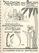 Solomon and Balkis (Piano/Vocal Score)