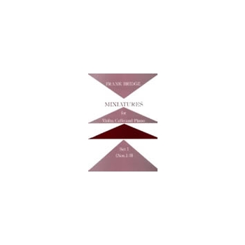 Miniatures for Piano Trio: Set 1 (Nos. 1-3) by Bridge Frank for Piano trio