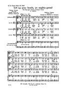 Lift Up Your Heads, Ye Mighty Gates