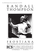 Choose Something Like A Star by Thompson Randall Frost Robert for SSAA