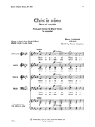 Christ Is arisen (Christ ist erstanden)