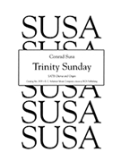George Herbert Settings: Trinity Sunday