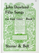 50 Songs - Book 1 by Dowland John for High Voice