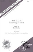 Alleluia From Songs Of Faith by Basler Paul for SATB