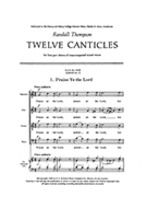 Praise Ye The Lord by Thompson Randall for SATB