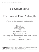 The Love of Don Perlimplin (Piano/Vocal Score)