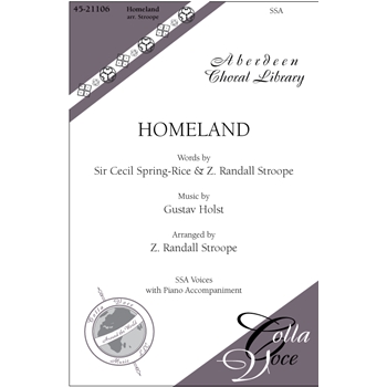 Homeland by Holst Gustav - Stroope Z Randall - for SSA