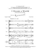 I Dream a World