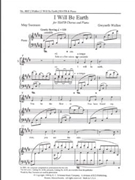 I Will Be Earth by Walker Gwyneth Swenson May for SSATB