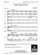 Behold A Mystical Rose by Latona Peter for SATB